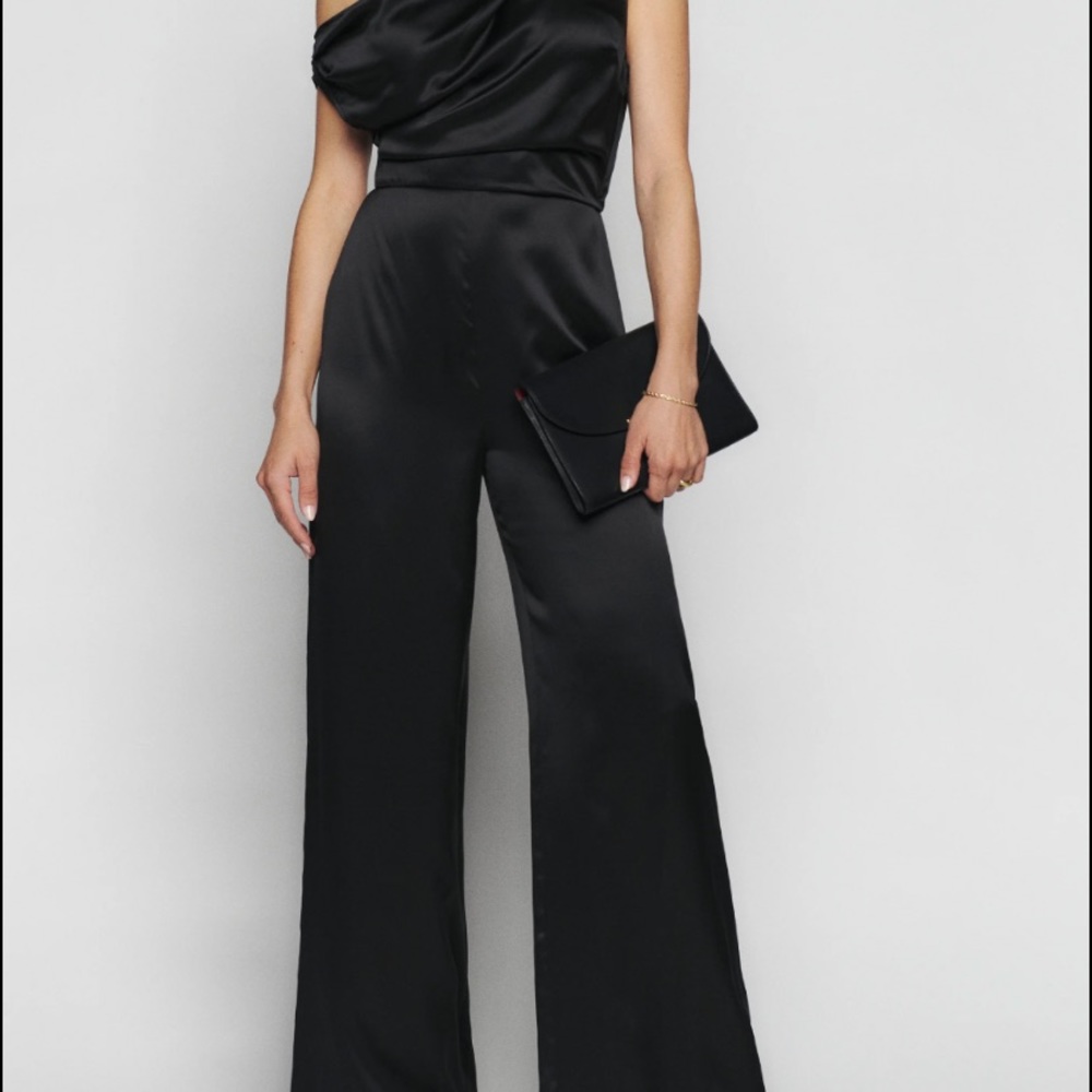 Reformation annika silk jumpsuit NWT size 4